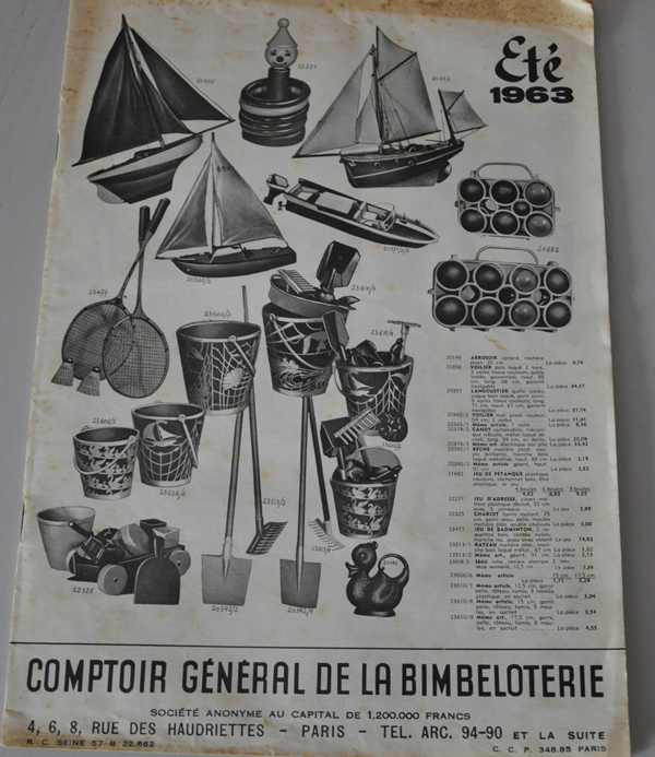Bimbeloterie  1963 cover